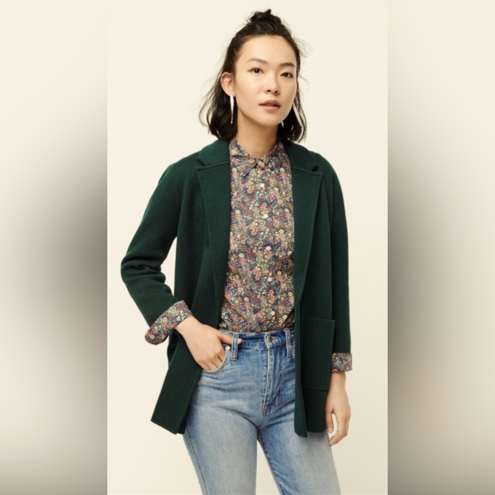 J. Crew Sophie sweater blazer